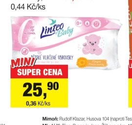 Linteo Baby vlhčené ubrousky s měsíčkem