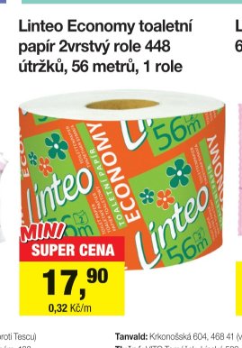 Linteo Economy toaletní papír