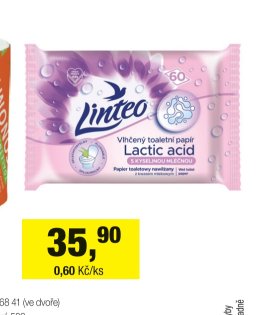 Linteo toaletní papír vlhčený