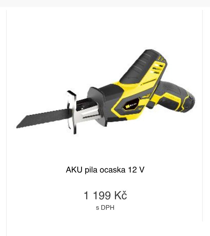 AKU pila ocaska 12 V