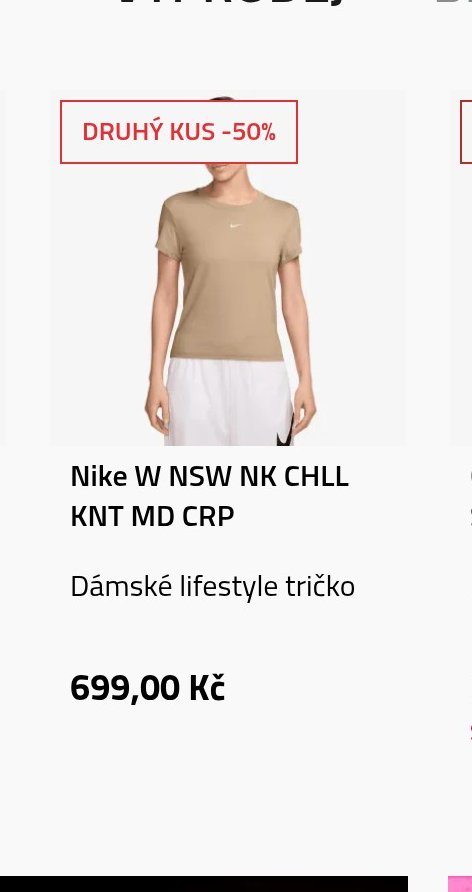 Nike W NSW NK CHLL KNT MD CRP