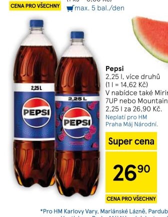 Pepsi - Tesco aktualniletaky.eu