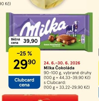 Milka Čokoláda - Tesco aktualniletaky.eu