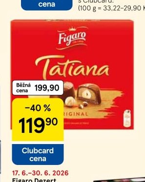 Figaro Dezert - Tesco aktualniletaky.eu