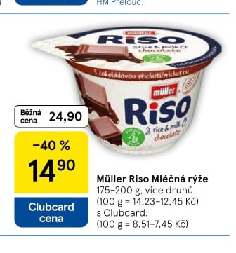 Müller Riso Mléčná rýže - Tesco aktualniletaky.eu