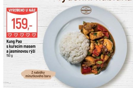 Kung Pao s kuřecím masem a jasmínovou rýží - Globus aktualniletaky.eu