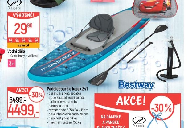 Paddleboard a kajak 2v1 - Globus aktualniletaky.eu