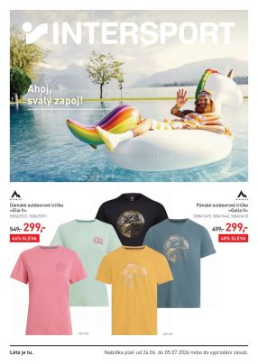 aktuální leták Intersport 24.6.2026-5.7.2026