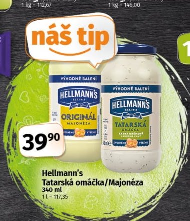 Hellmann's Tatarská omáčka/Majonéza