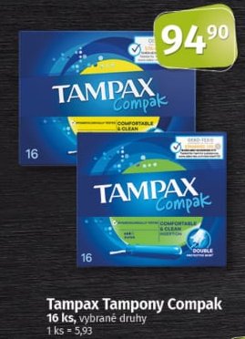 Tampax Tampony Compak