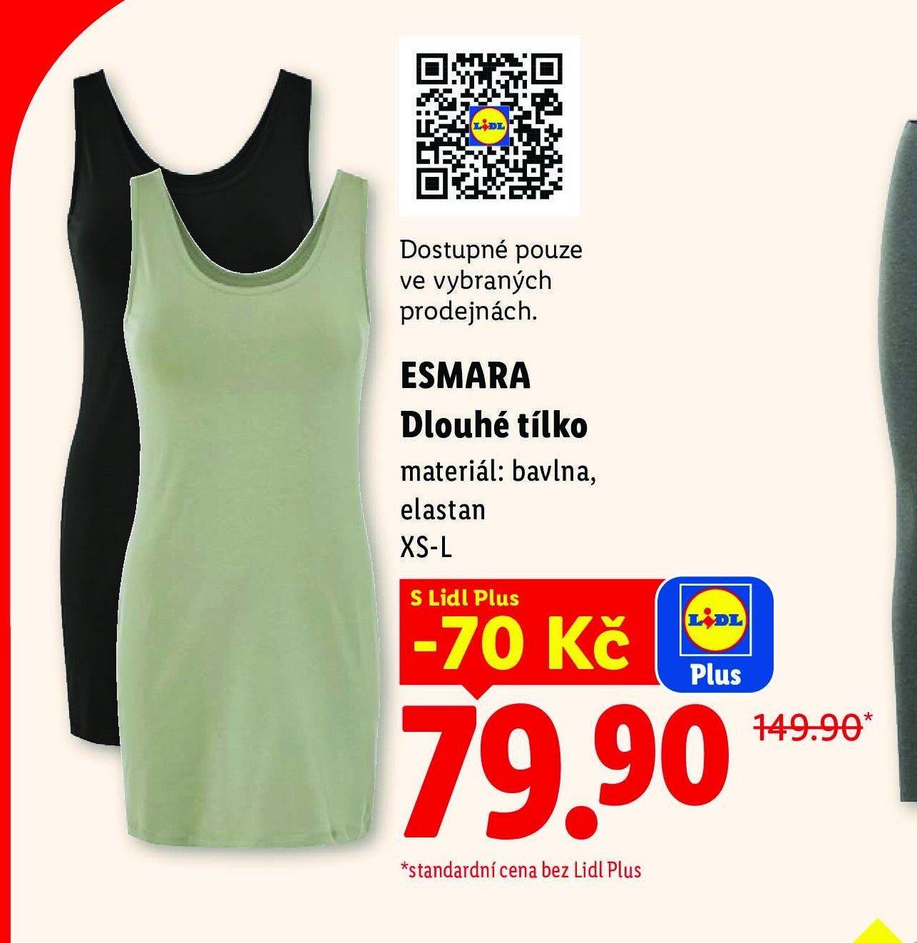 ESMARA Dlouhé tílko - Lidl aktualniletaky.eu