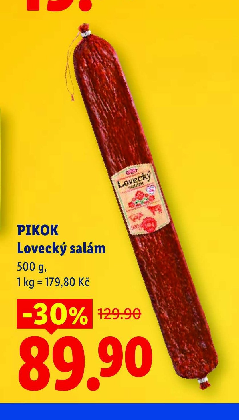 PIKOK Lovecký salám - Lidl aktualniletaky.eu
