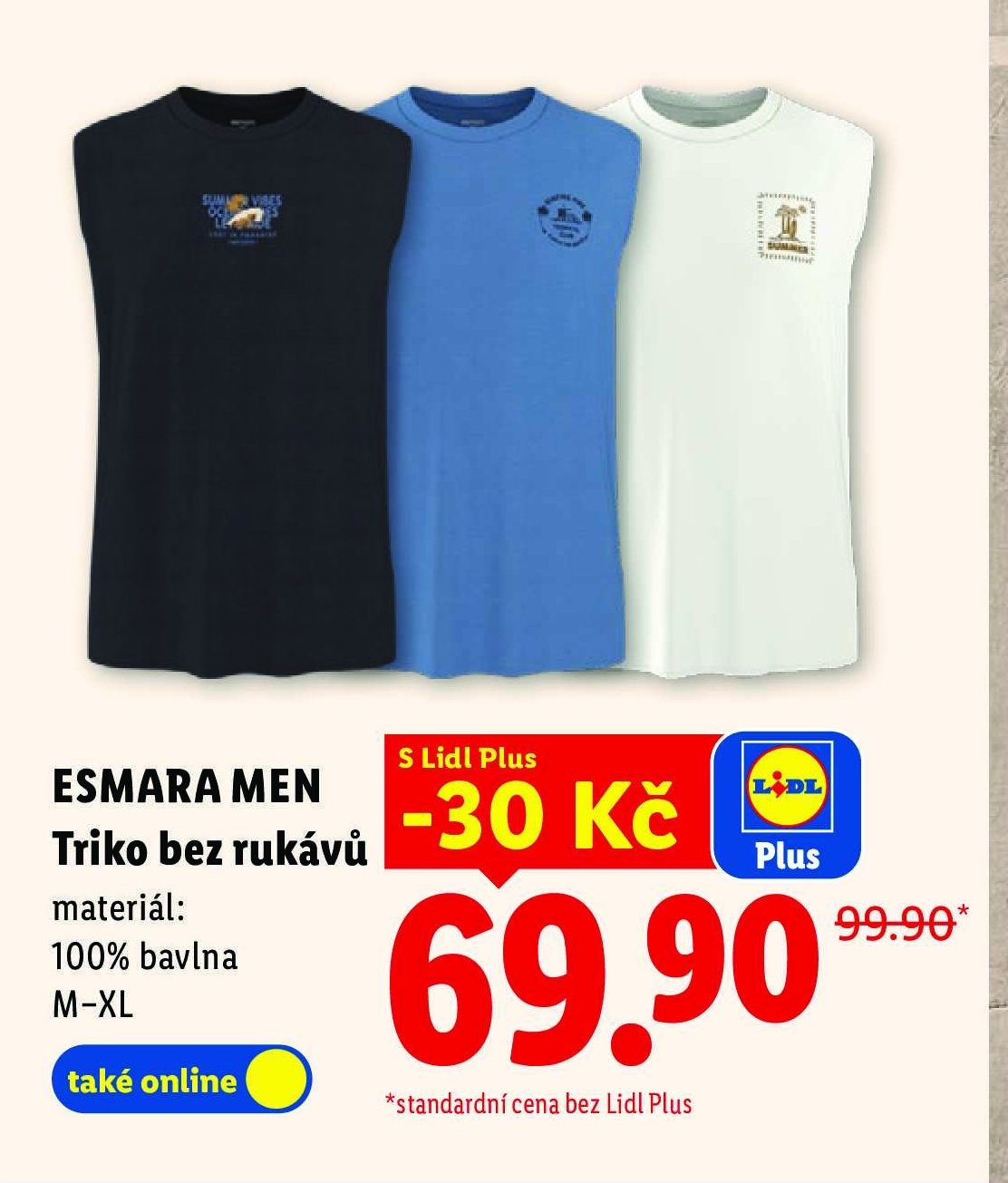 ESMARA MEN Triko bez rukávů - Lidl aktualniletaky.eu