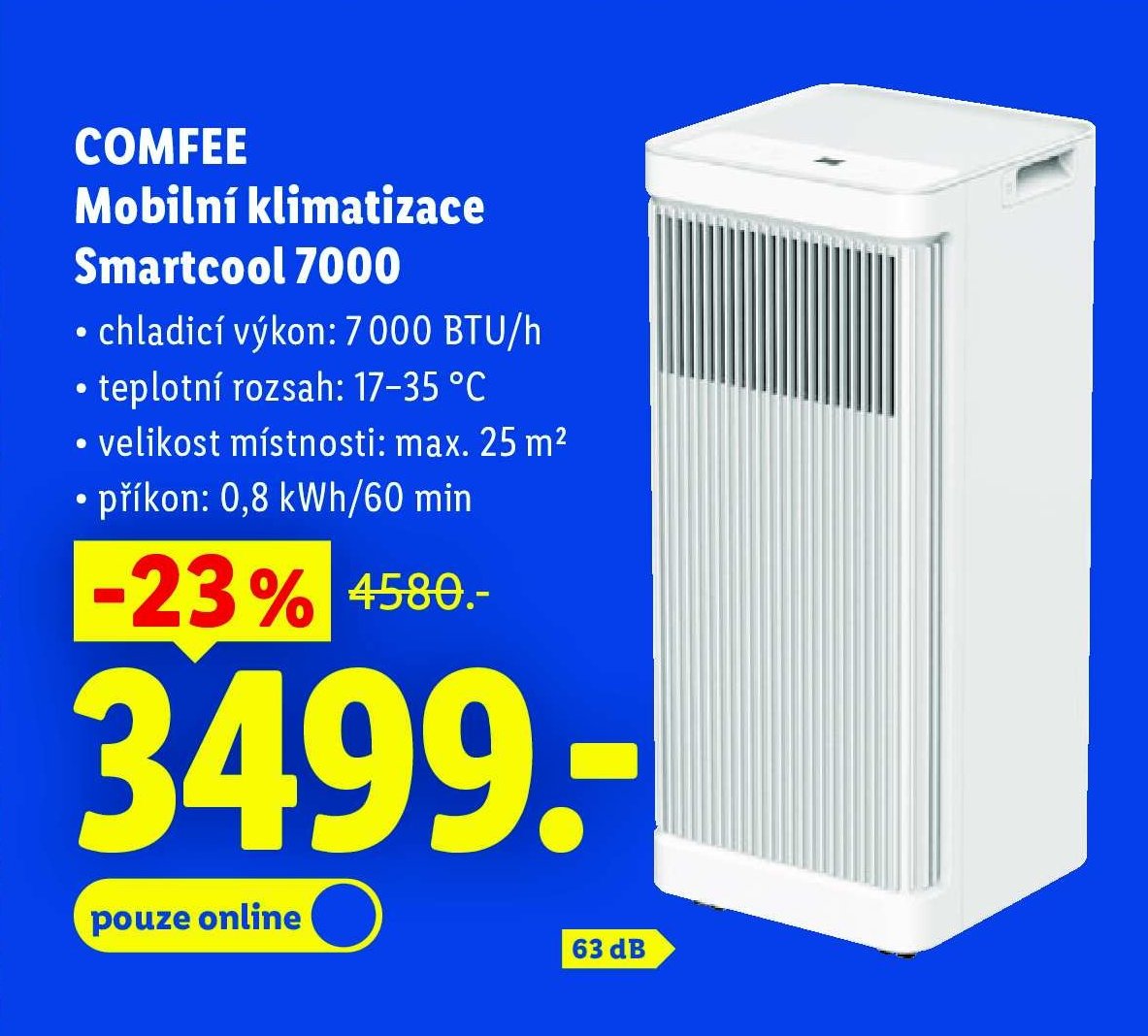 COMFEE Mobilní klimatizace Smartcool 7000