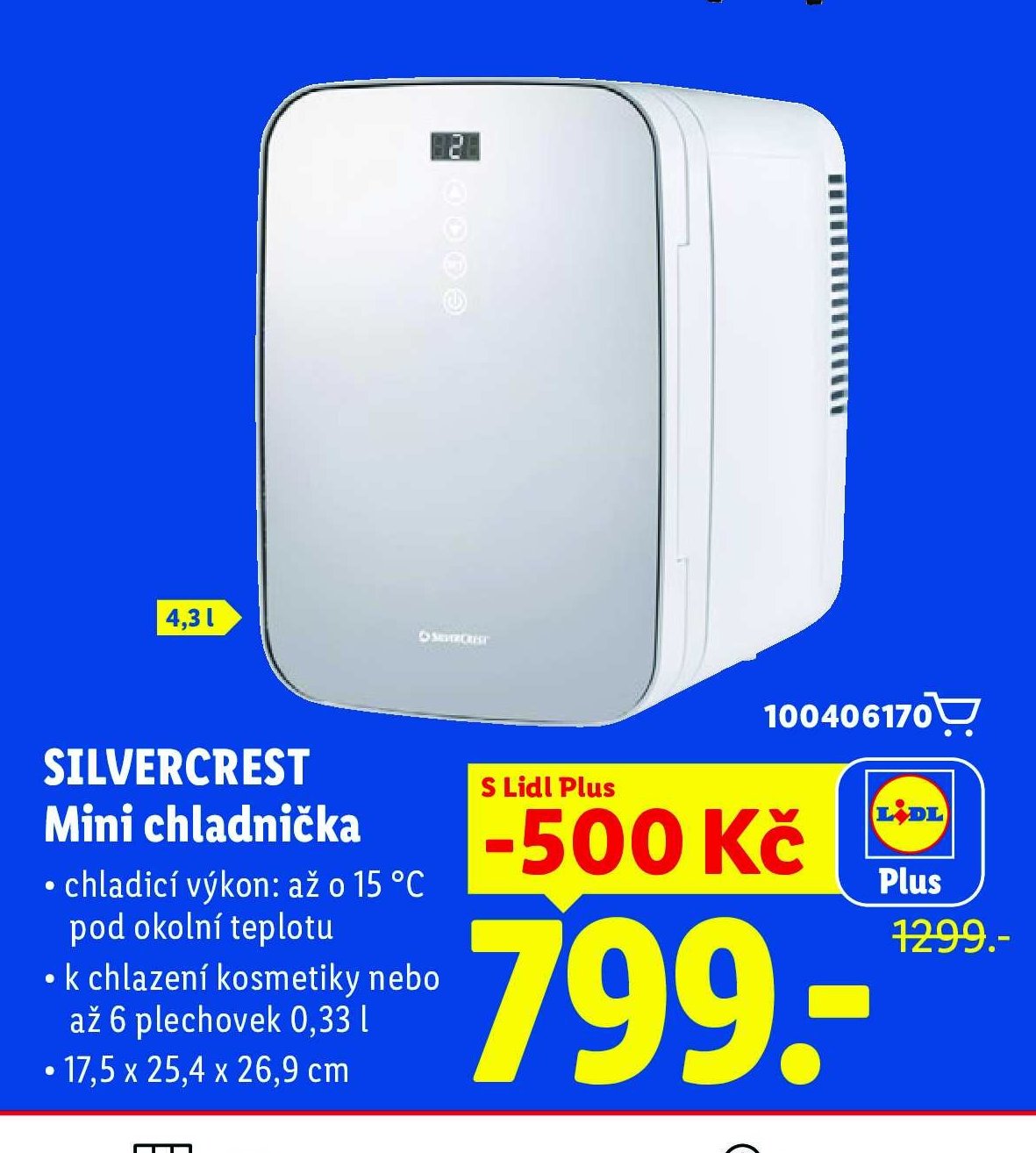 SILVERCREST Mini chladnička - Lidl aktualniletaky.eu