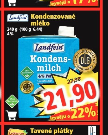 Kondenzované mléko