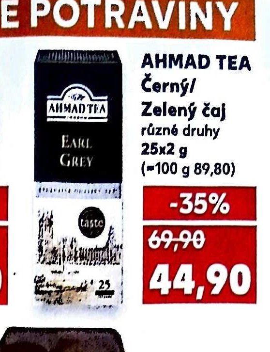 AHMAD TEA Černý/ Zelený čaj