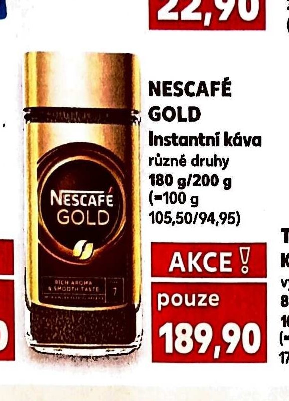 NESCAFÉ GOLD Instantní káva