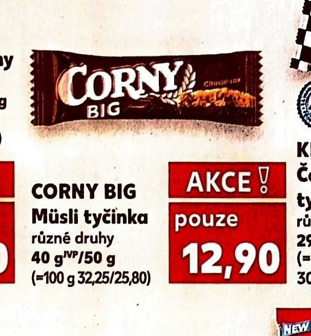 CORNY BIG Müsli tyčinka