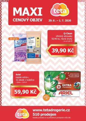aktuální leták Teta drogerie 29.6.2026-1.7.2026