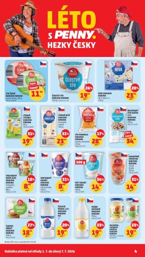 aktuální leták Penny Market 1.7.2026-7.7.2026