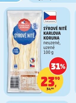 SÝROVÉ NITĚ KARLOVA KORUNA - Penny Market aktualniletaky.eu