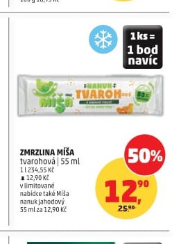 Zmrzlina Míša tvarohová - Penny Market aktualniletaky.eu