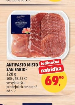 ANTIPASTO MISTO SAN FABIO 120 g