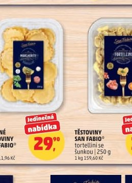 PLNĚNÉ TĚSTOVINY SAN FABIO 250 g