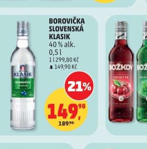 Borovička Slovenská Klasik