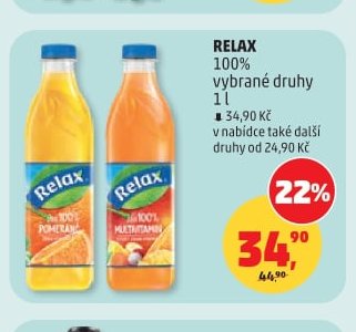 Relax 100% vybrané druhy