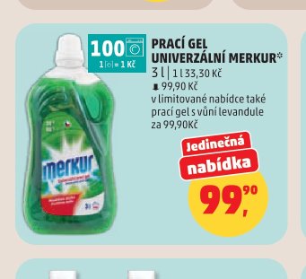 Prací gel univerální Merkur