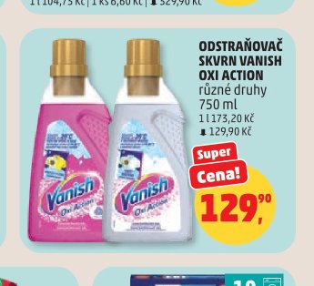Odstraňovač skvrn Vanish Oxi Action