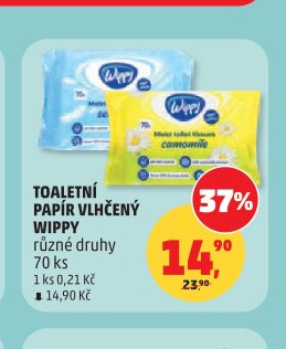 TOALETNÍ PAPÍR VLHČENÝ Wippy