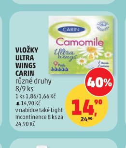 VLOŽKY ULTRA WINGS CARIN