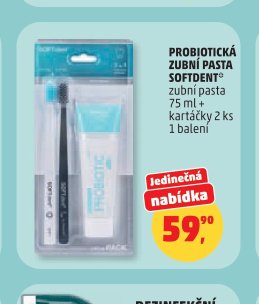 PROBIOTICKÁ ZUBNÍ PASTA SOFTDENT