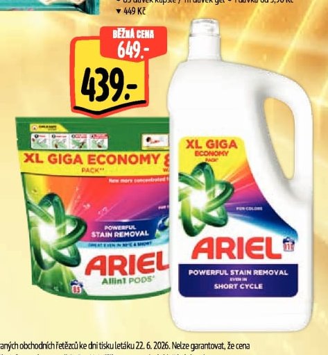 Ariel Prací prostředek