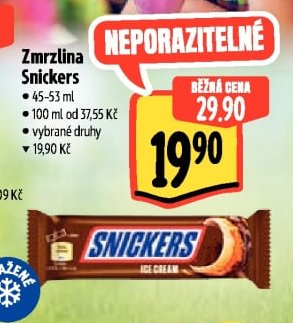 Zmrzlina Snickers