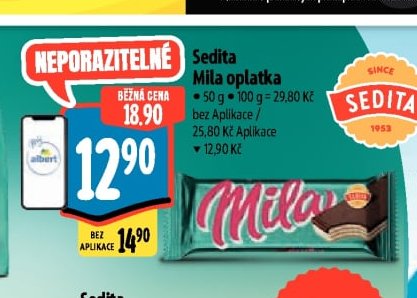 Sedita Mila oplatka
