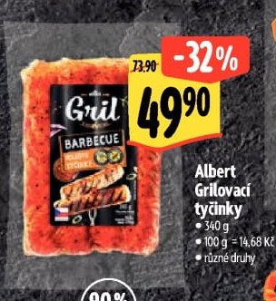 Albert Grilovací tyčinky