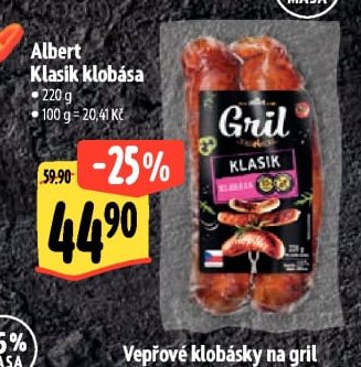 Albert Klasik klobása