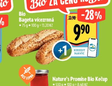 Bio Bageta vícezrnná