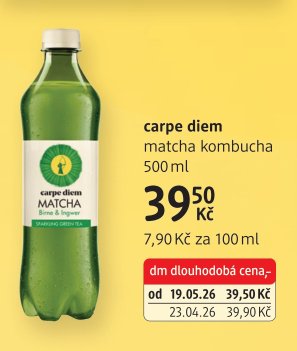 carpe diem matcha kombucha