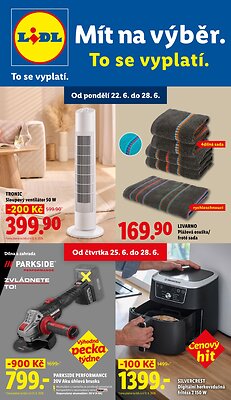 Leták Lidl Lidl leták - Nabídka spotřebního zboží platný od 2026-06-22 do 2026-06-28