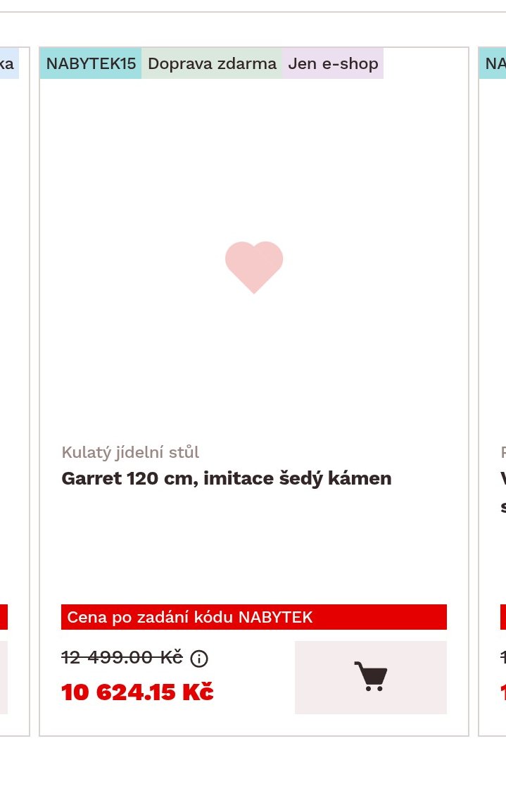 Kulatý jídelní stůl Garret 120 cm, imitace šedý kámen