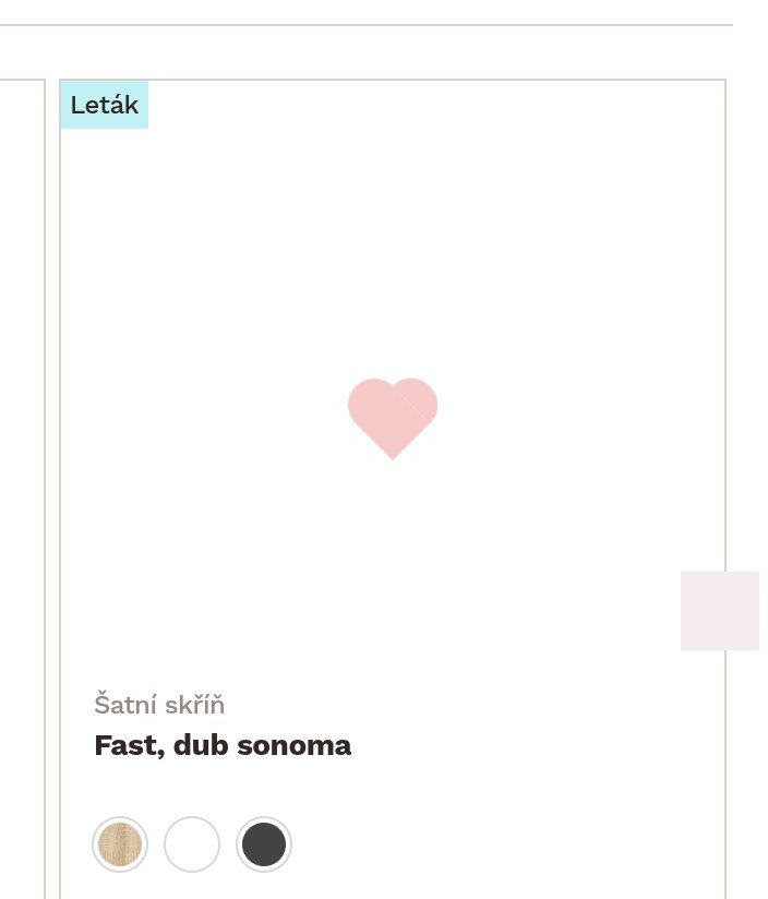Šatní skříň Fast, dub sonoma