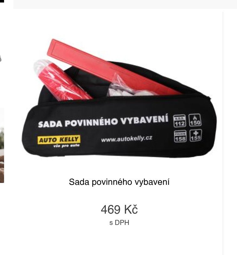 Sada povinného vybavení