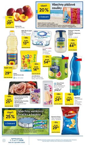 aktuální leták Tesco 1.7.2026-7.7.2026