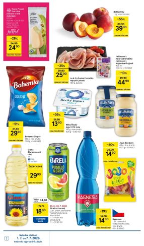 aktuální leták Tesco 1.7.2026-7.7.2026
