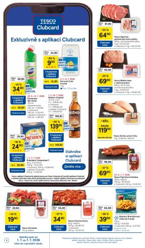 aktuální leták Tesco 1.7.2026-7.7.2026